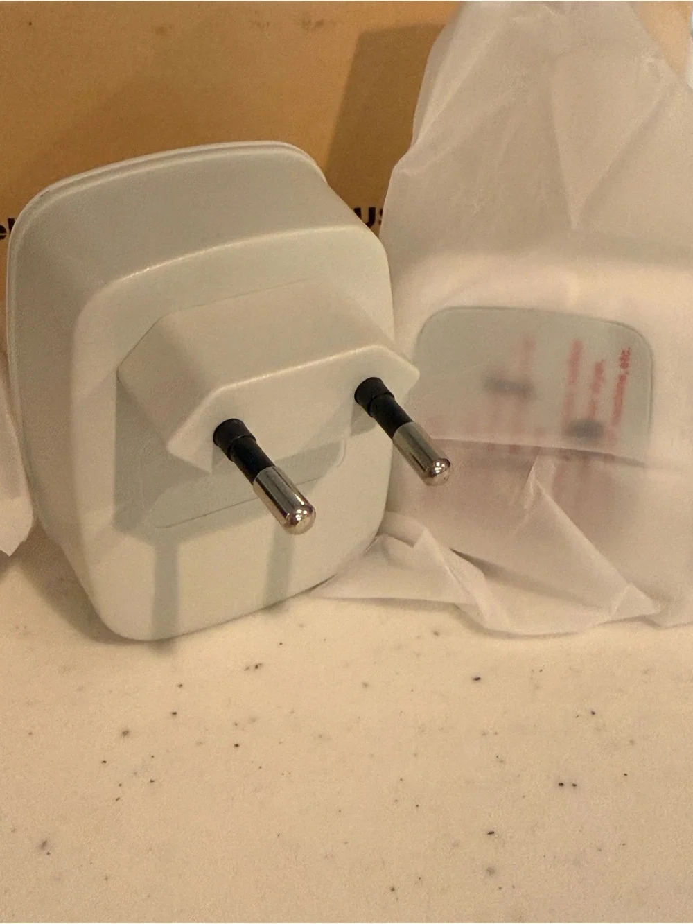 TESSAN Type C European Travel Adapters 3-Pack w/ USB + Box